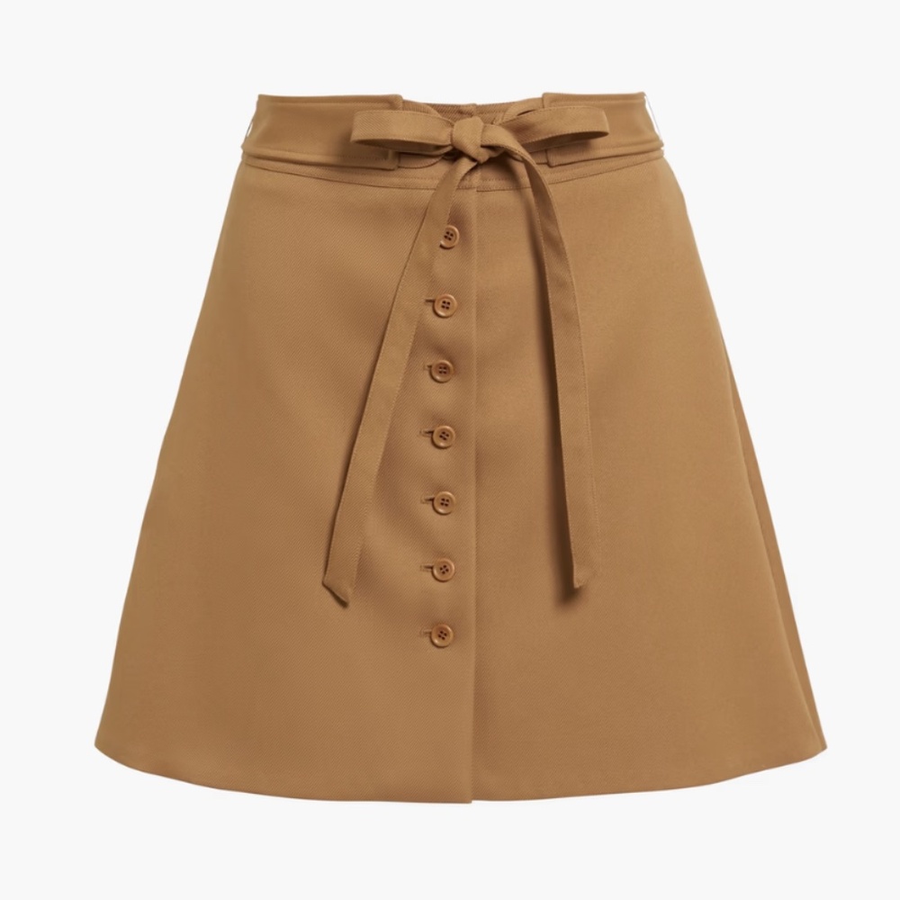 Stella Mccartney Aliana Twill Mini Skirt